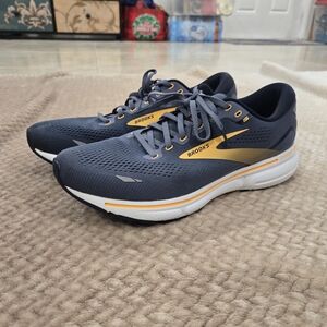 Brooks Men's Ghost 15 Gray Athletic Running Shoes Sneakers Sz 12 Medium